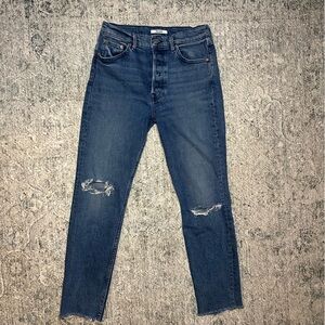 GRLFRND Karolina Distressed Skinny Jeans Size 28